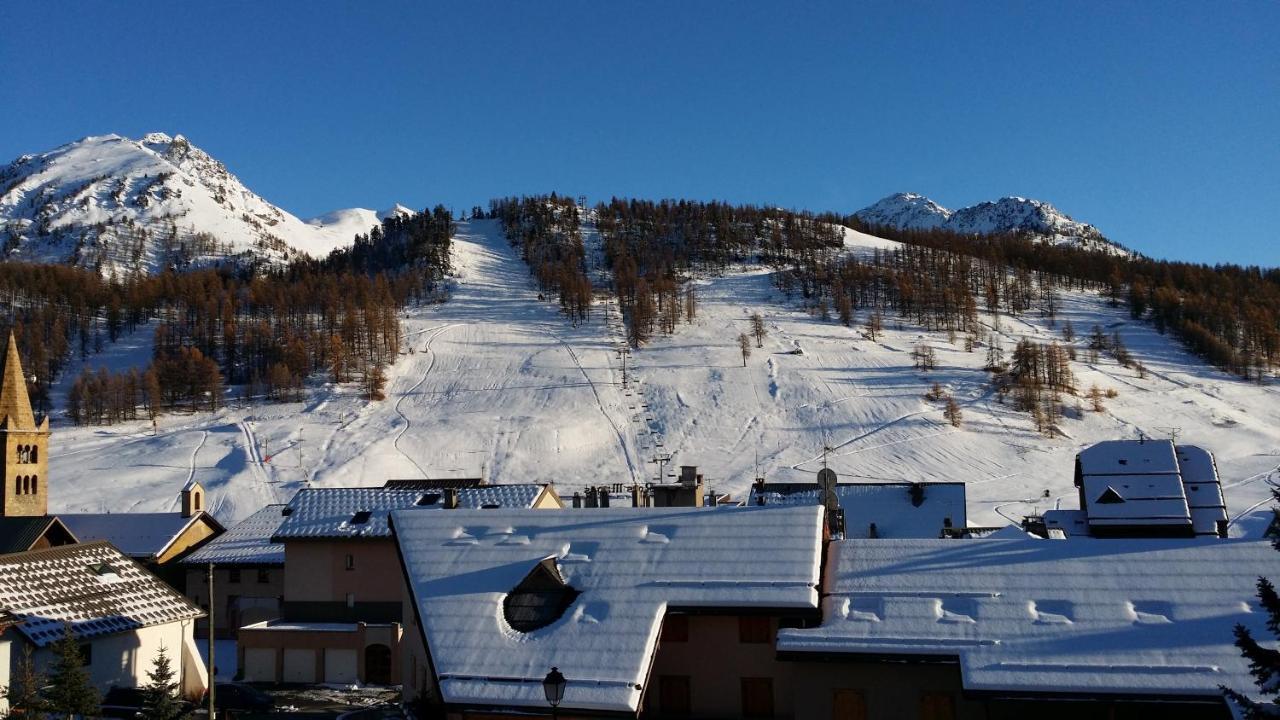 Chalet Plein Sud Montgenevre Bagian luar foto